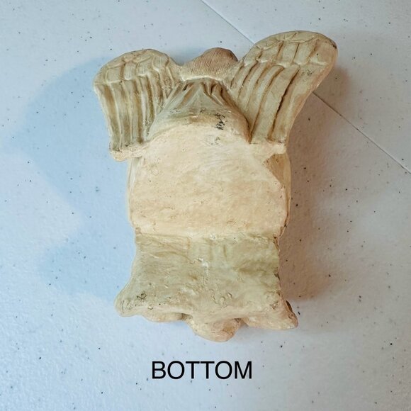 Vintage Christmas Angel Shelf Sitter Figurine Holding Star Holiday Home Decor - Picture 5 of 13